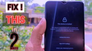 Activate this device mi account problem