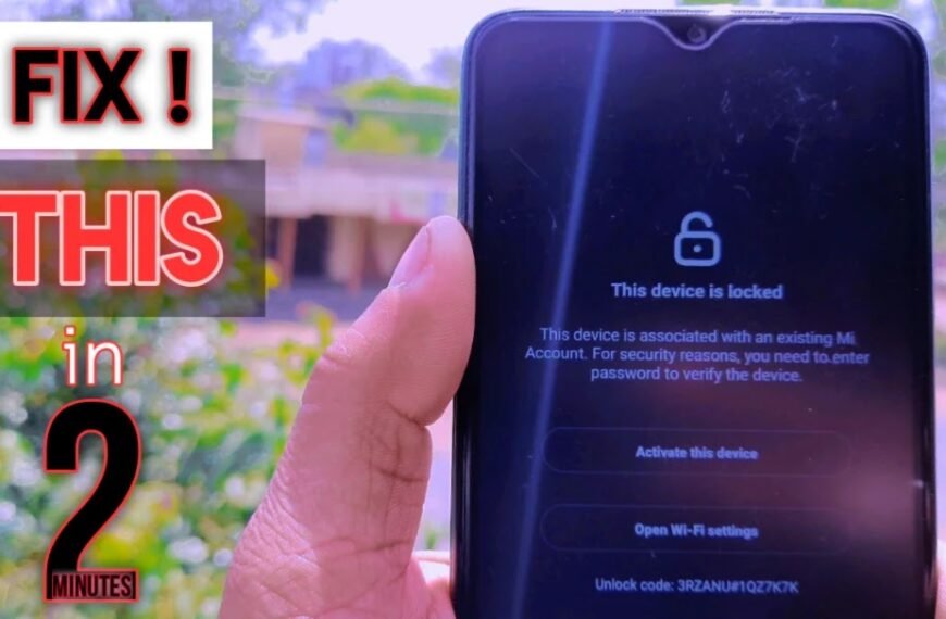 Activate this device mi account problem