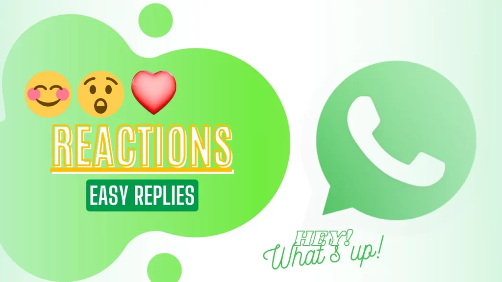 Reaction feature in whatsapp messenger