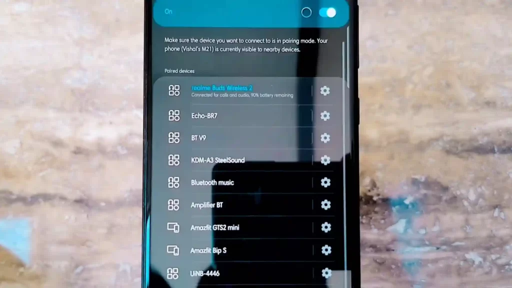 Bluetooth version 5.0 in realme buds wireless 2