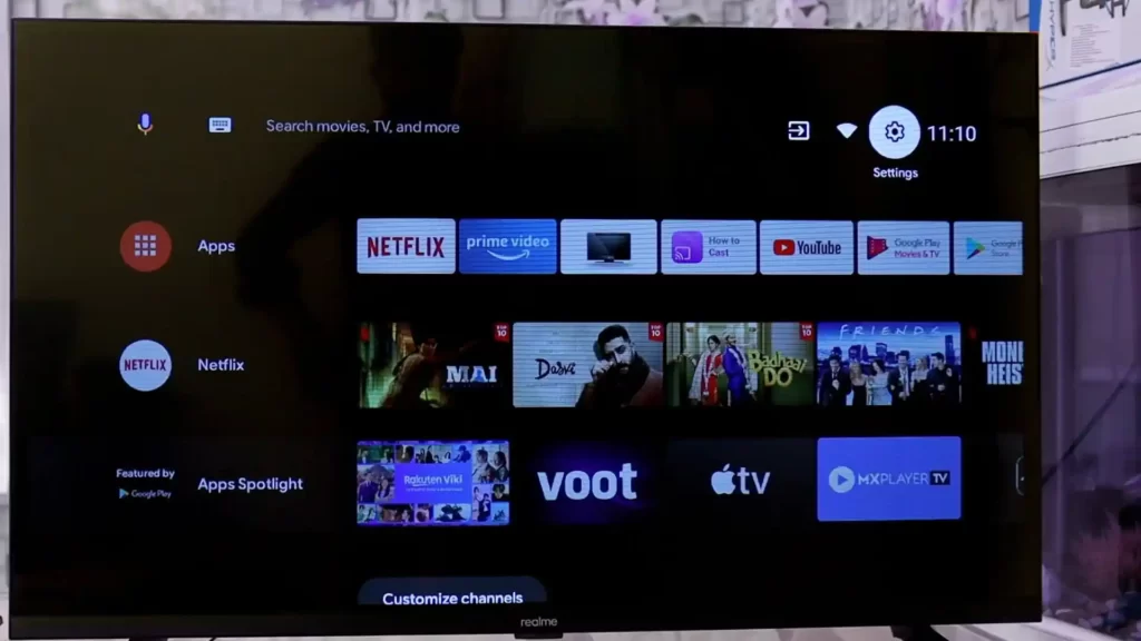 Best color settins for realme tv 