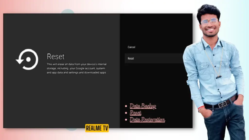 how to reset realme tv || step by step reset realme tv