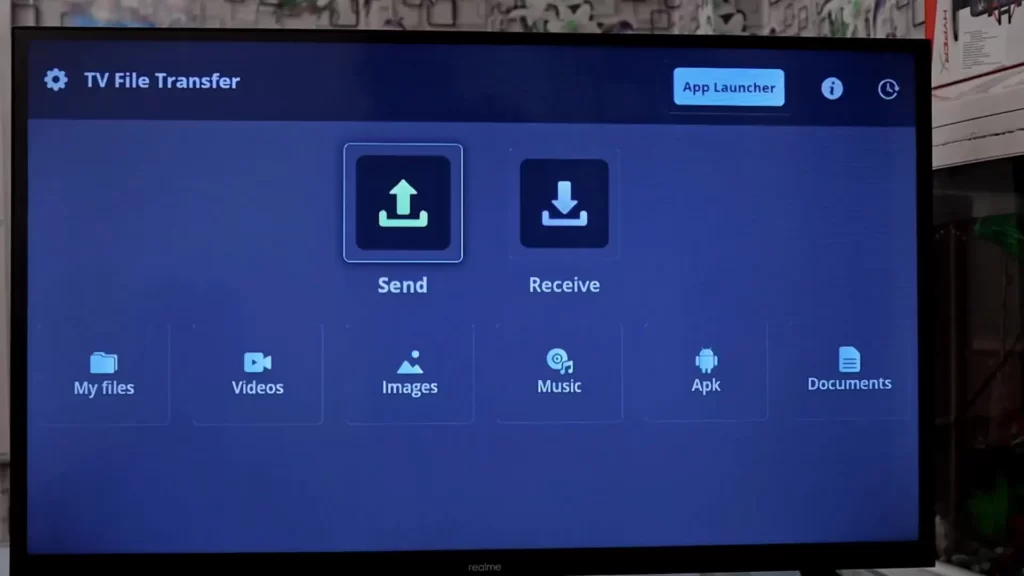 how to share data from tv to phone