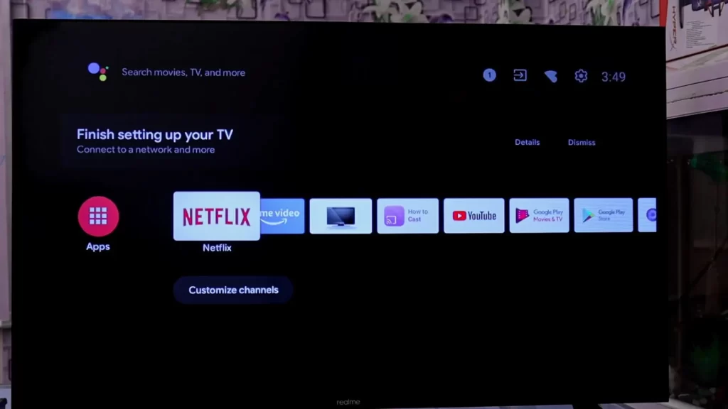 realme tv reset Successfully 