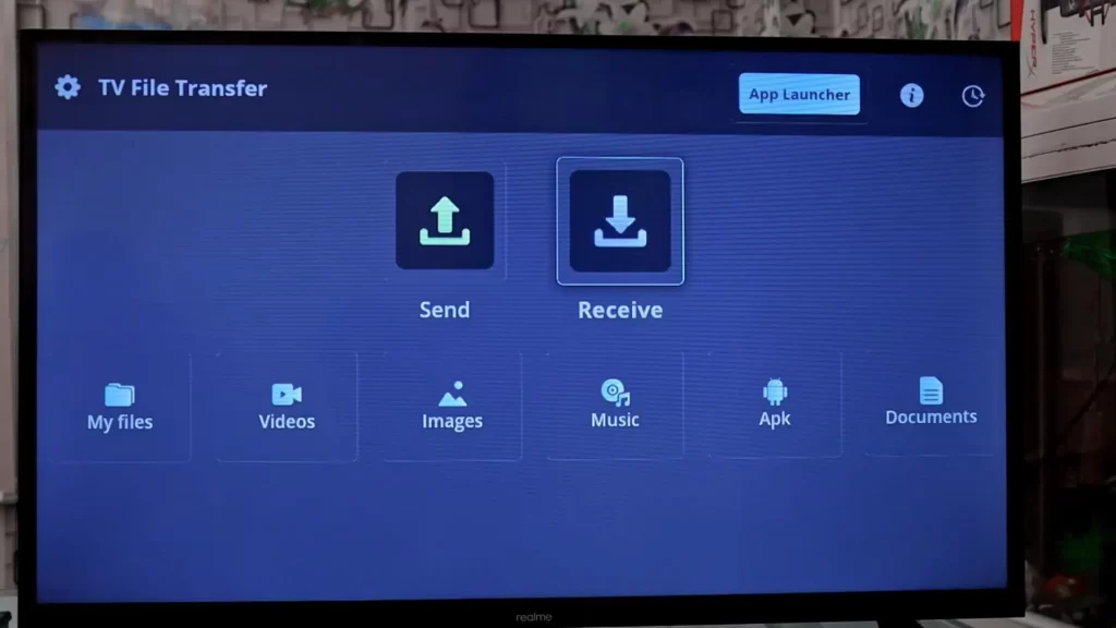 how to send file phone to tv 